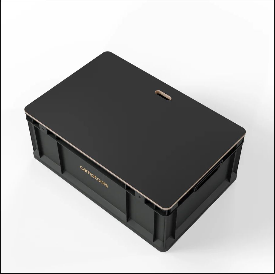 Eurobox Anthrazit mit Deckel