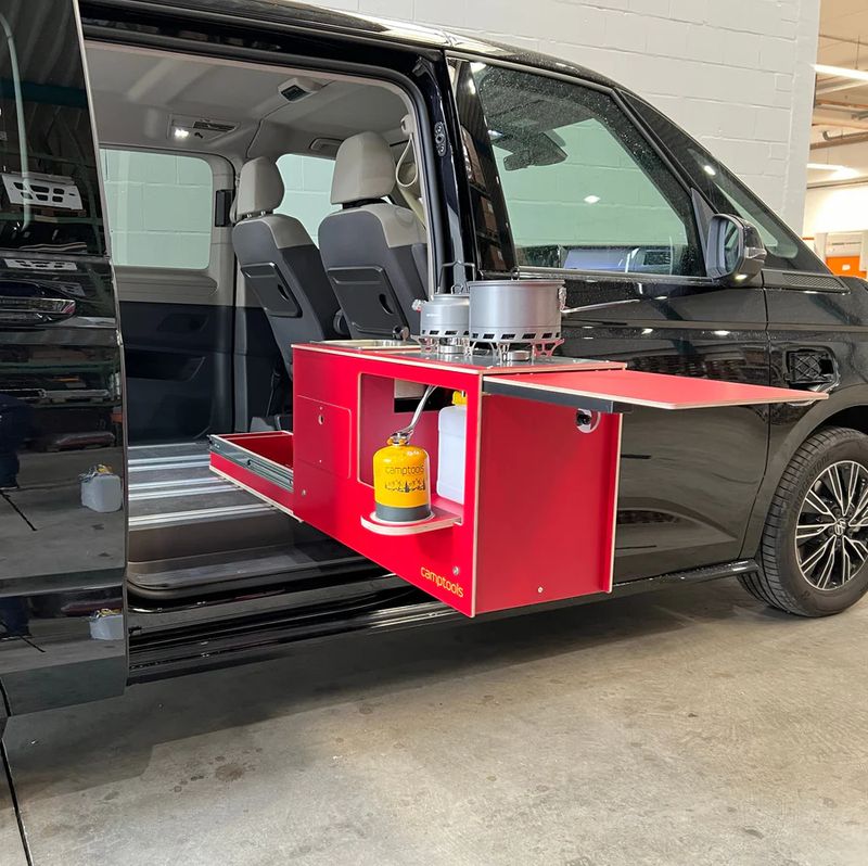 Kompakt-Küche Sidekit Seitenauszug Beifahrerseite Kompakt-Küche Sidekit Seitenauszug Beifahrerseite