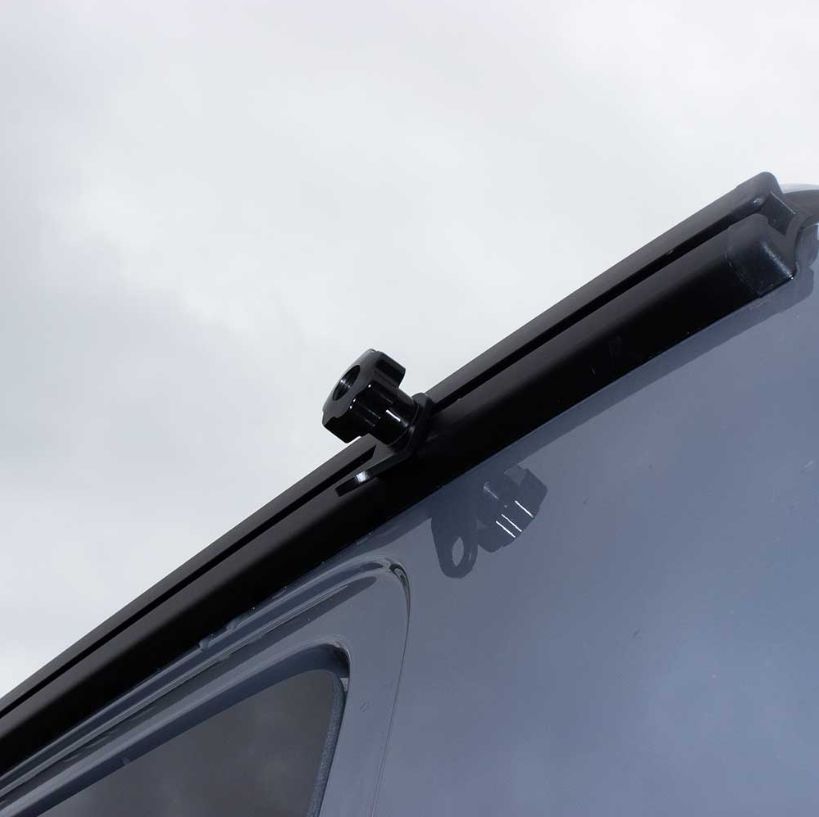 Winkellochplatte Kederstein für original Kederschiene VW T5/6/6.1/7 California