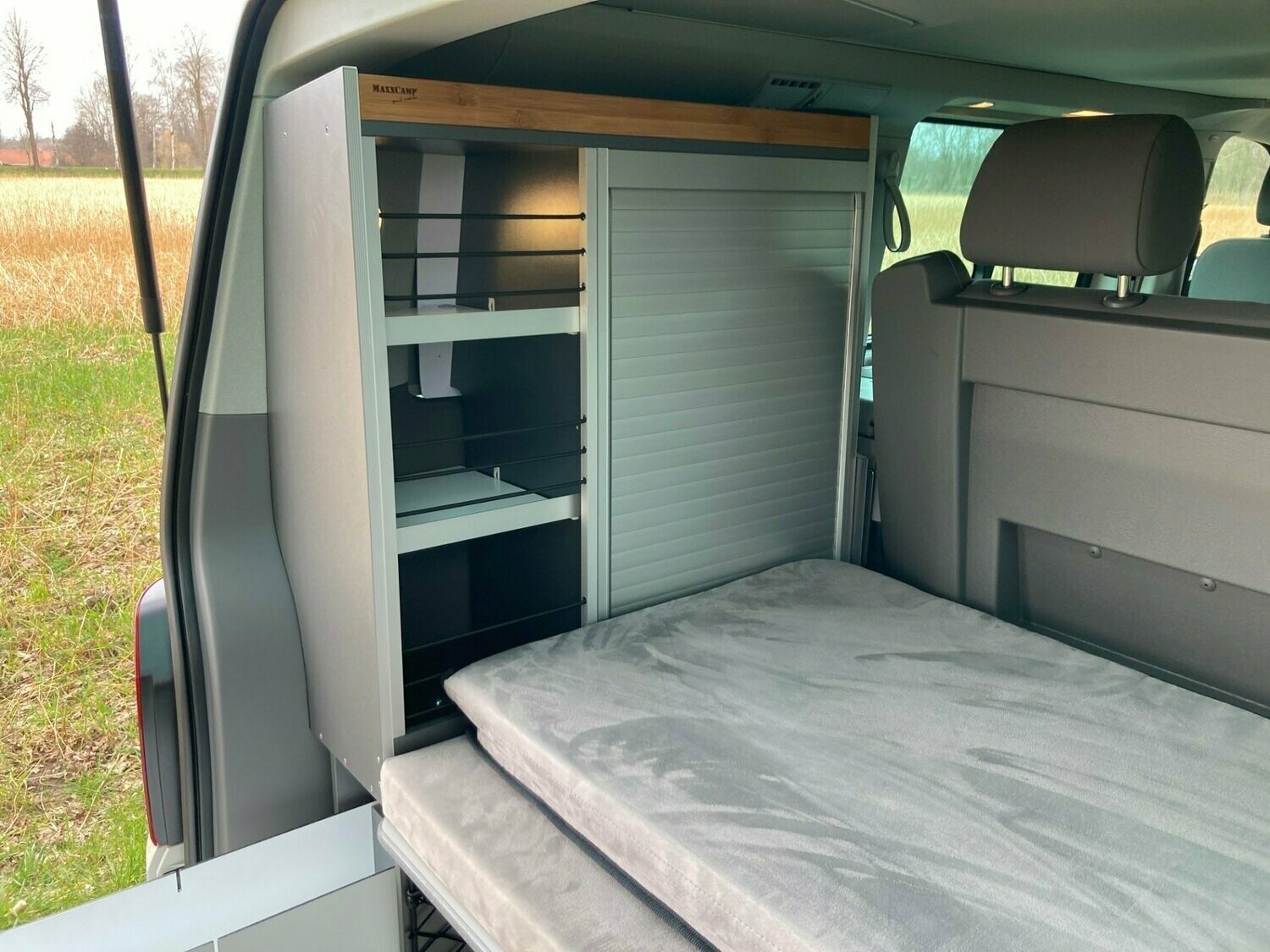 Heckschrank MaxxCamp myCampervan Edition Bambus Heckschrank MaxxCamp myCampervan Edition Bambus