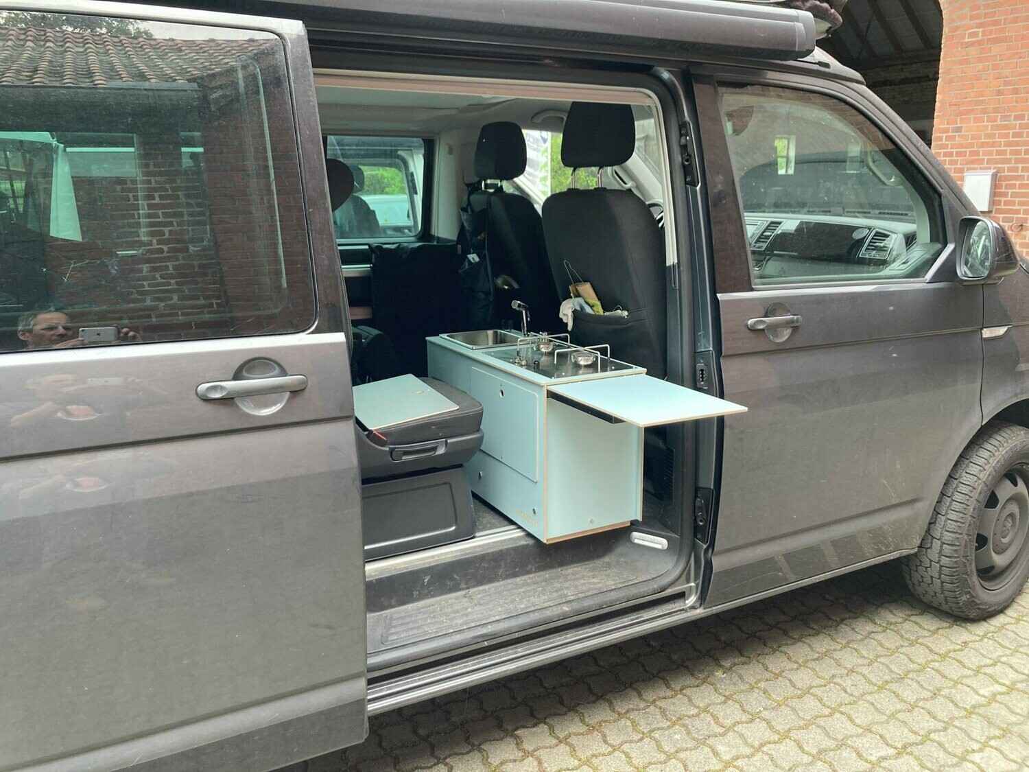 Kompakt-Küche Sidekit Seitenauszug Beifahrerseite