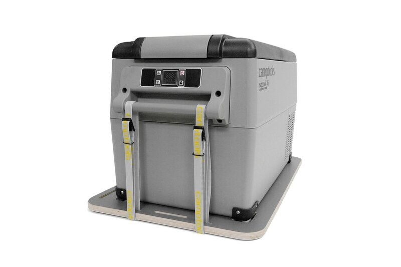 Kühlbox-Befestigungsplatte für VW T7 Multivan Bodenschienen Kühlbox-Befestigungsplatte für VW T7 Multivan Bodenschienen