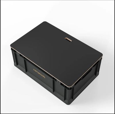 Eurobox mit Deckel - nur 22 cm hoch