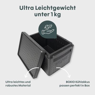 BOXIO COOL – Passive Kühlbox 16 L im Eurobox-Format BOXIO COOL – Passive Kühlbox 16 L im Eurobox-Format