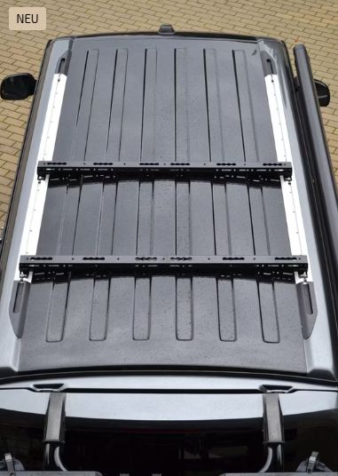 Dachlasten Grundträger Aluminium VW T5 T6 T6.1 California - flach & leicht Dachlasten Grundträger Aluminium VW T5 T6 T6.1 California - flach & leicht