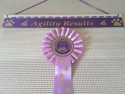 PERSONALISED Rosette  Holder From Display Your Rosettes UK Show Rosettes 