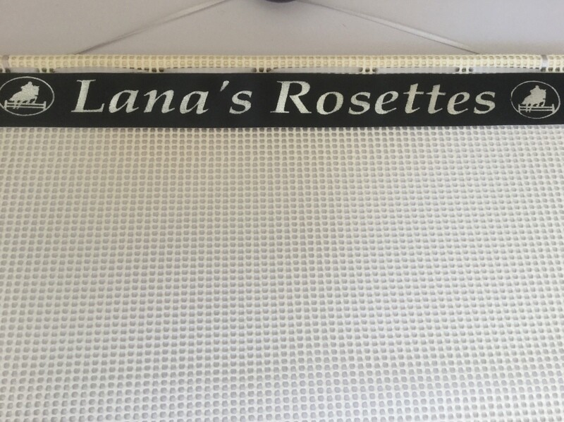 Personalised Rosette Holder with &quot;HORSE AND RIDER &quot; image