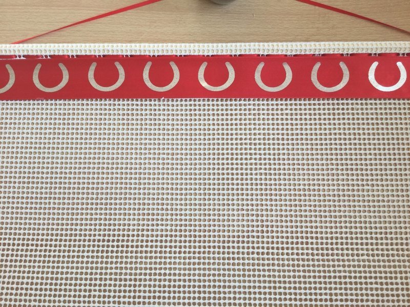 NON Personalised Rosette Holder with  &quot;  JUST Horse Shoes&quot;
