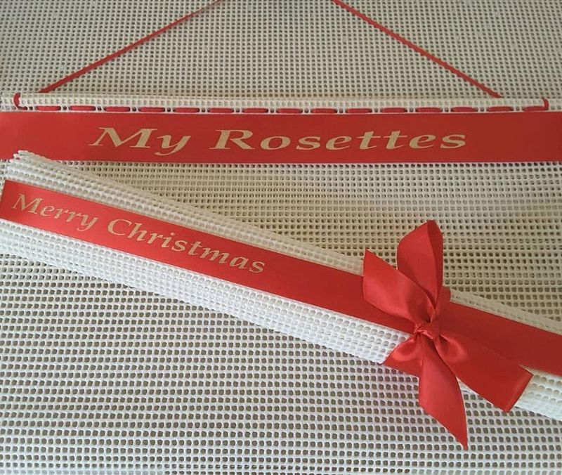Personalised Rosette Holder  (  Just Text Or Add Your Image Choice )