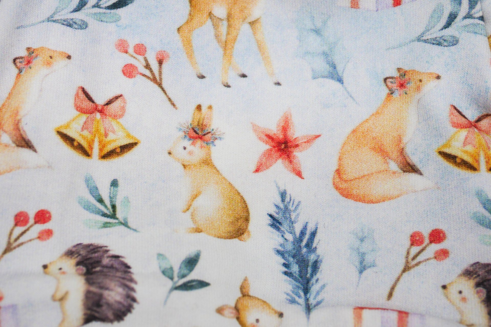 Puppen Pullover || weihnachtliche Tiere|| Pullover für Stoffpuppen von Elsklinger || für Puppenbabys und Puppenkinder zwischen 45 und 50 cm