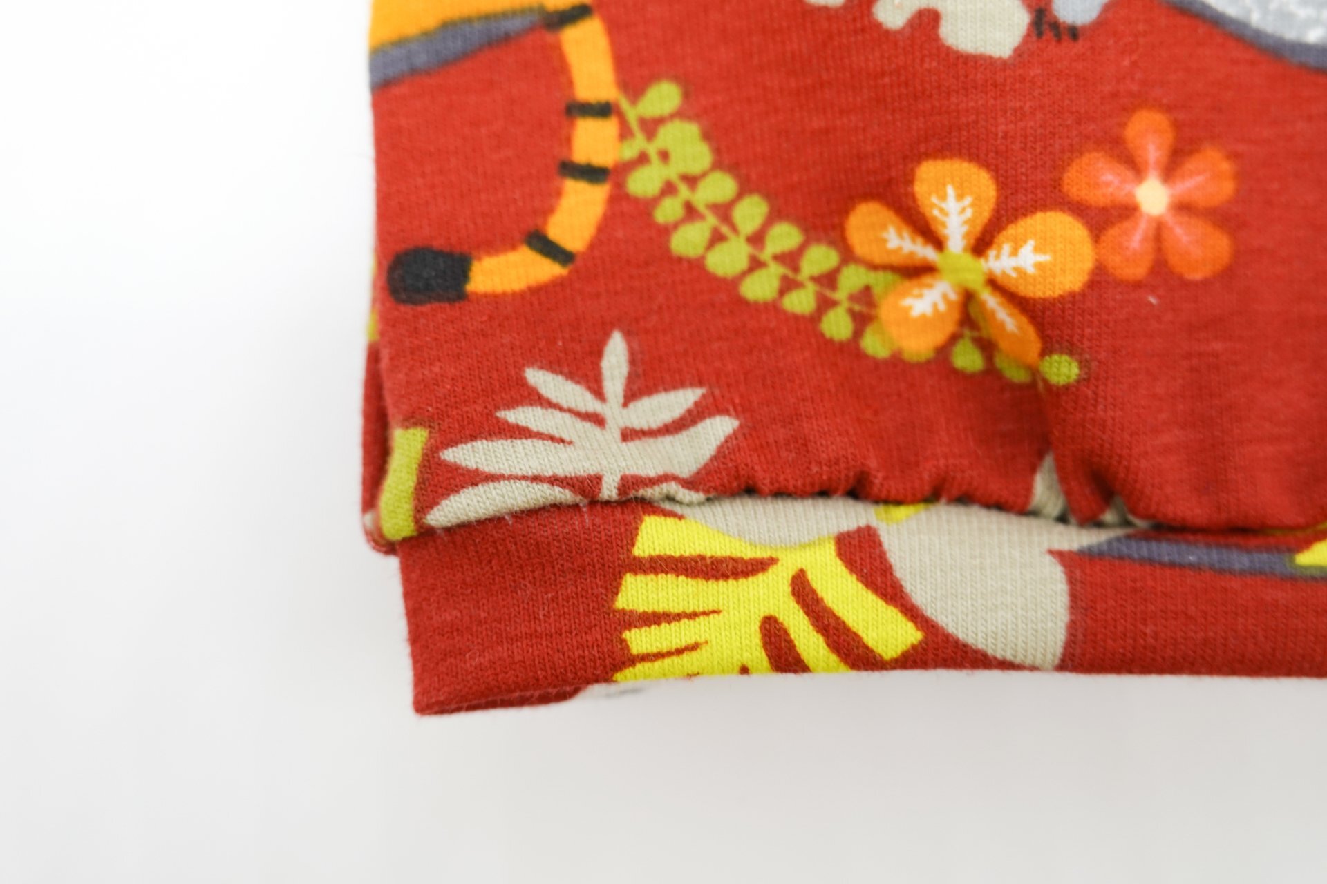 Puppen Pullover || rotes Dschungelmuster || Pullover für Stoffpuppen von Elsklinger || für Puppen zwischen 45 und 50 cm