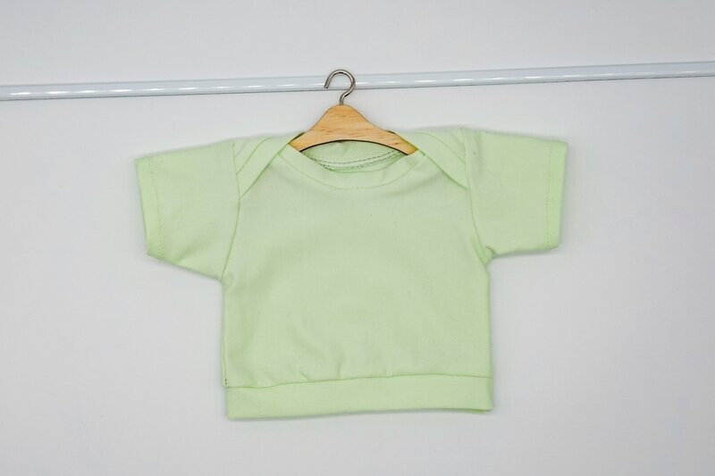 Puppen T-Shirt || hellgrün || für Puppenbabys und Puppenkinder zwischen 40 und 50 cm