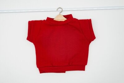 Puppen T-Shirt || rot || für Puppen zwischen 40 und 50 cm