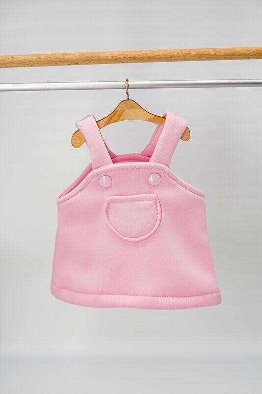 Latzkleid || rosa || Latzhose für Puppen zwischen 40 und 50cm Latzkleid || rosa || Latzhose für Puppen zwischen 40 und 50cm