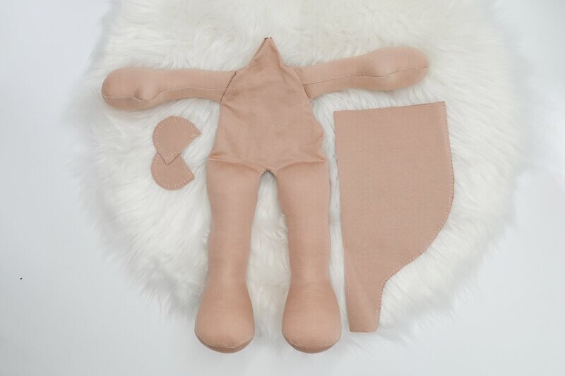 Puppenrohling || für 45-50cm Puppen || Zur Fertigung einer Stoffpuppe || Achtung: Nur für ehemalige Kursteilnehmer