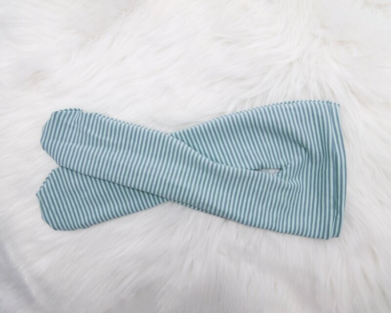 Puppenstrumpfhose || azur / mint gestreift || Strumpfhosen für Waldorfpuppe || Für Puppen zwischen 40 und 50cm