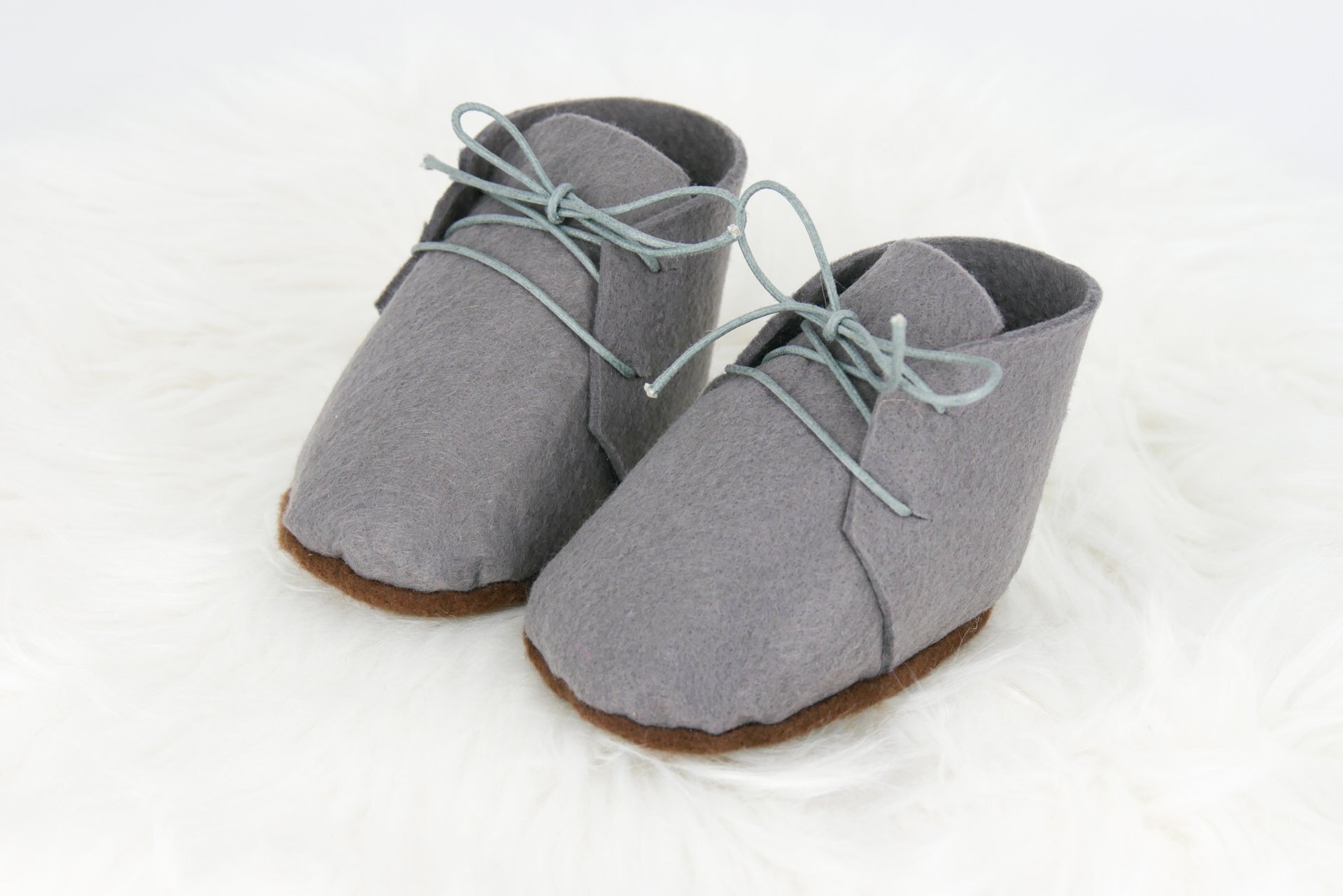 Puppenschuhe || grau || für Puppen zwischen 45 und 50cm