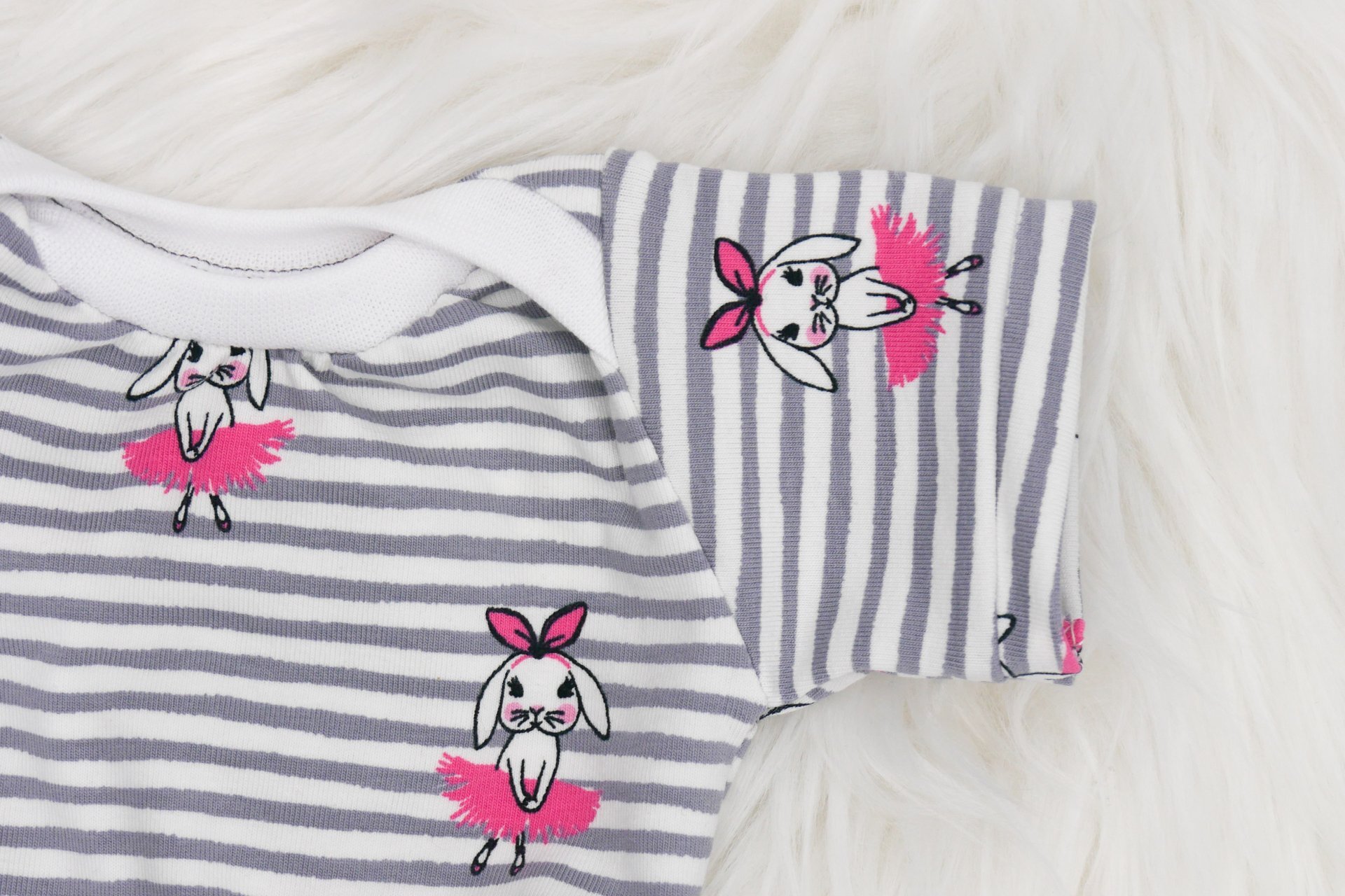 Puppen Baby Body || Hase Ballerina || für Puppen zwischen 45 und 50 cm