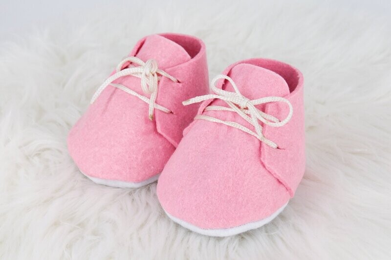 Puppenschuhe || rosa || für Puppen zwischen 45 und 50cm