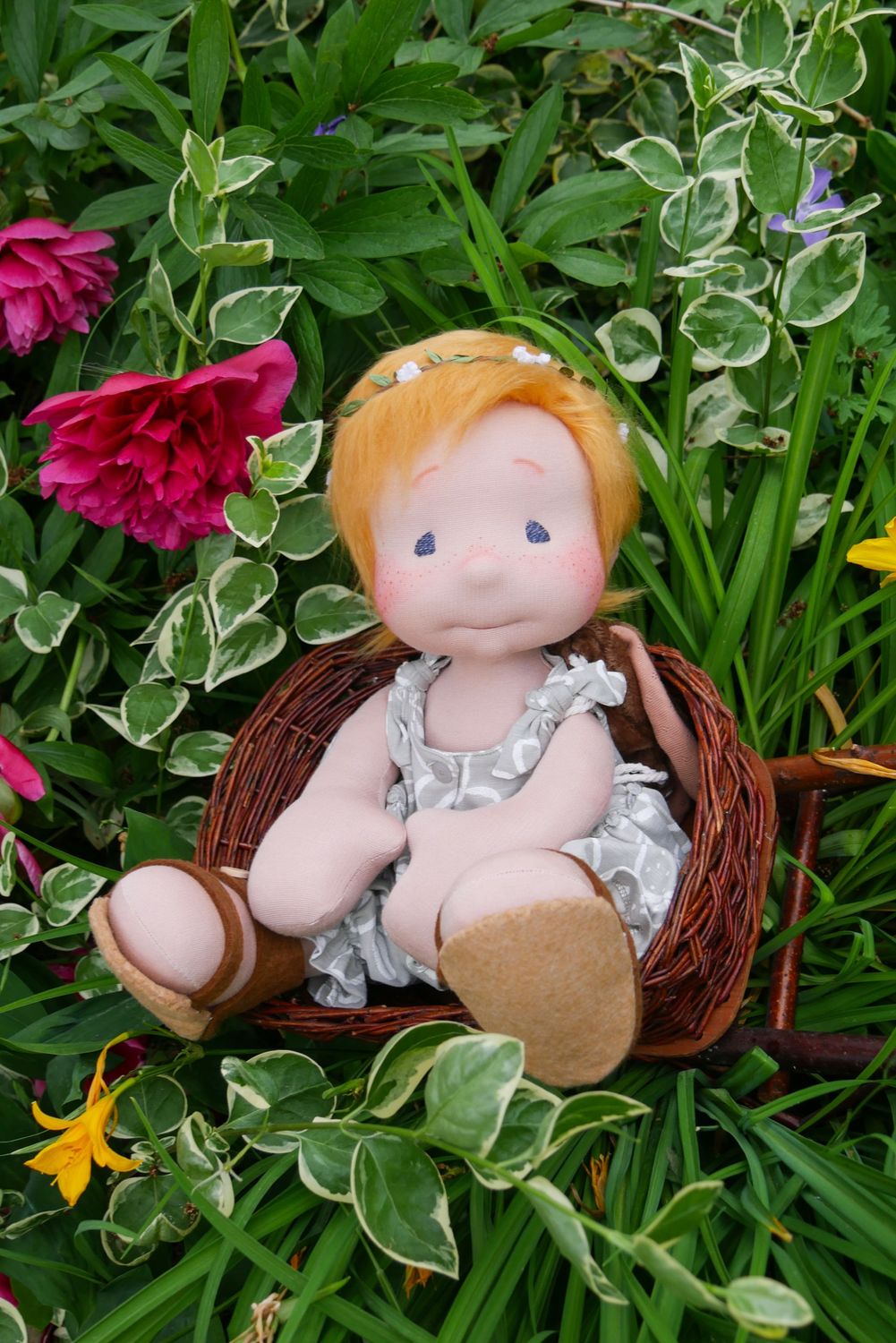 Malin || Art: Waldorfpuppe ||  Puppenkind  50 cm