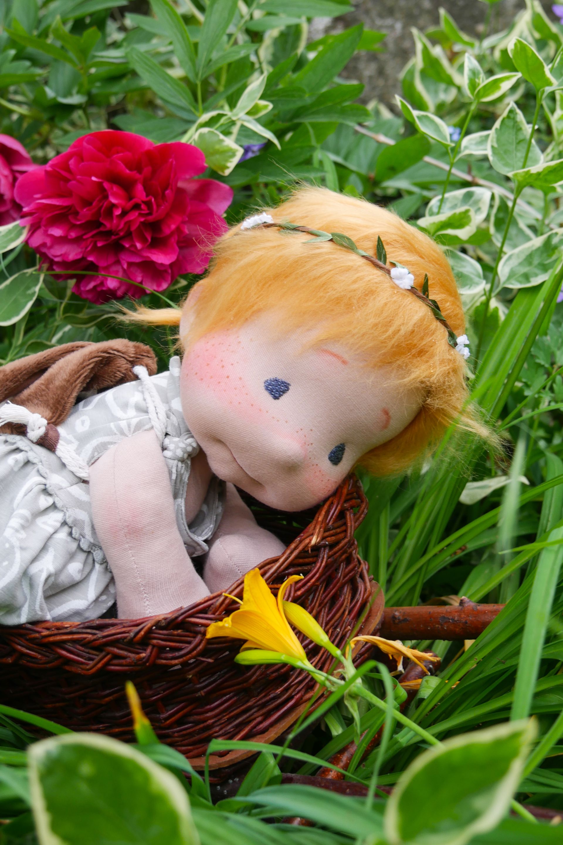 Malin || Art: Waldorfpuppe ||  Puppenkind  50 cm