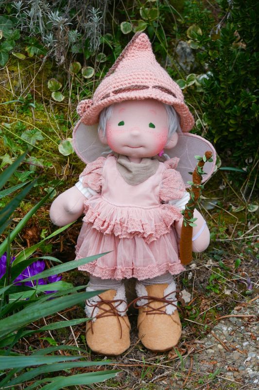Feenmädchen Flory || Art: Waldorfpuppe || Puppenkind 50 cm Feenmädchen Flory || Art: Waldorfpuppe || Puppenkind 50 cm