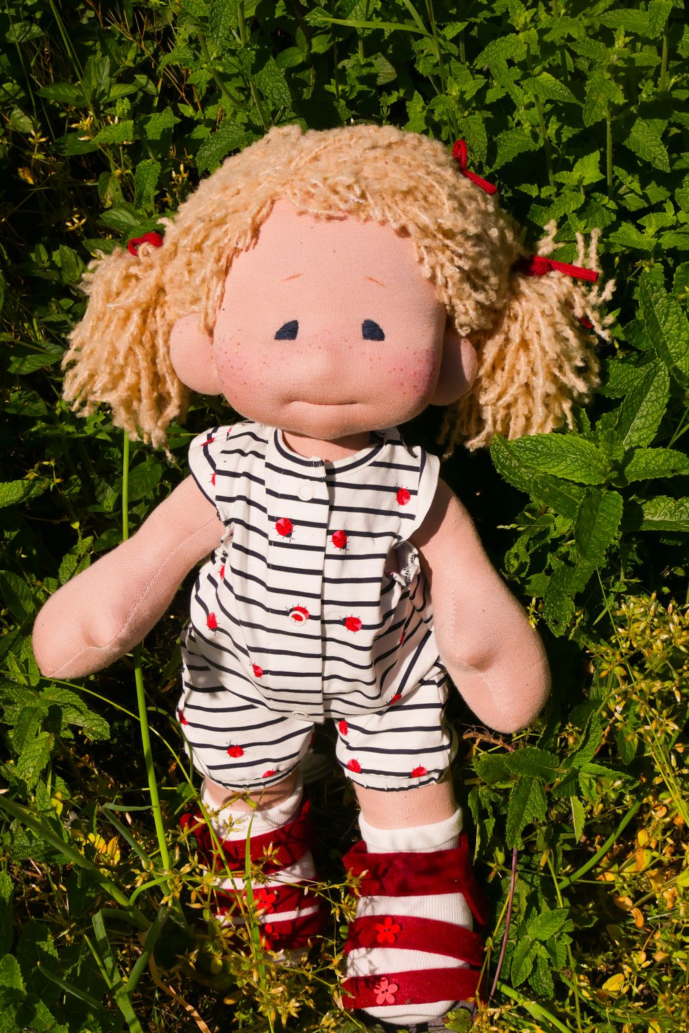 Puppenmädchen Mara || Art: Waldorfpuppe || Puppenkind 45 cm