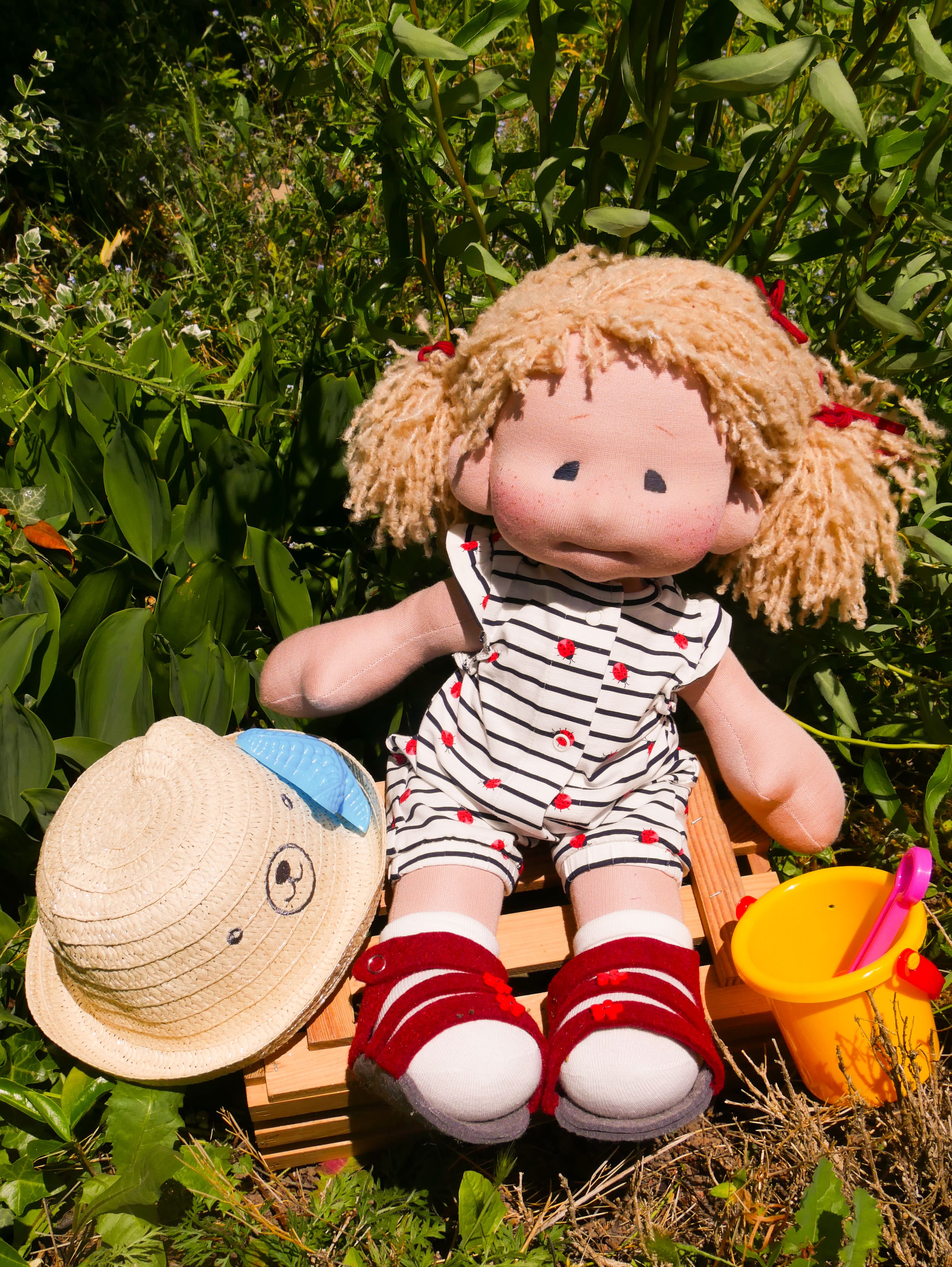 Puppenmädchen Mara || Art: Waldorfpuppe || Puppenkind 45 cm