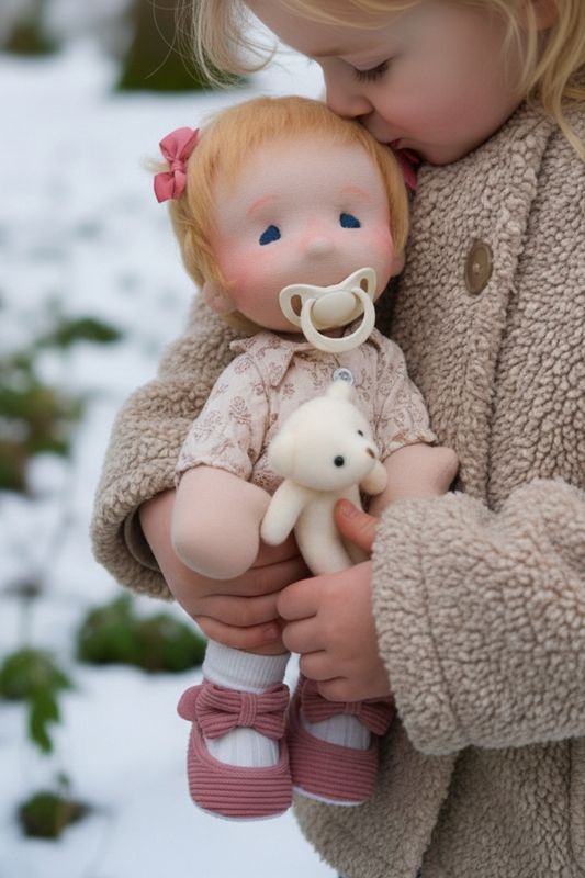 Lia || Art: Waldorfpuppe ||  Puppenkind  35 cm