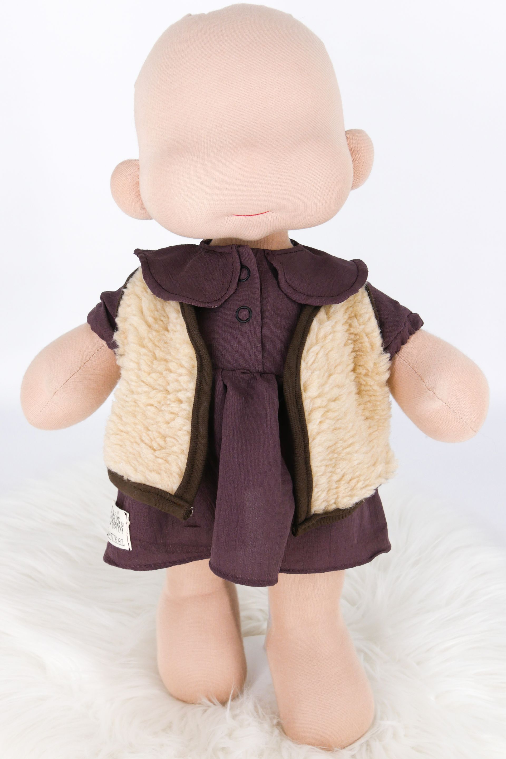 Puppenkleid || für Stoffpuppen von Elsklinger || Beere || für Puppen zwischen 45 und 50 cm