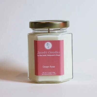 Ocean Rose | Handpoured Soy Wax Candle