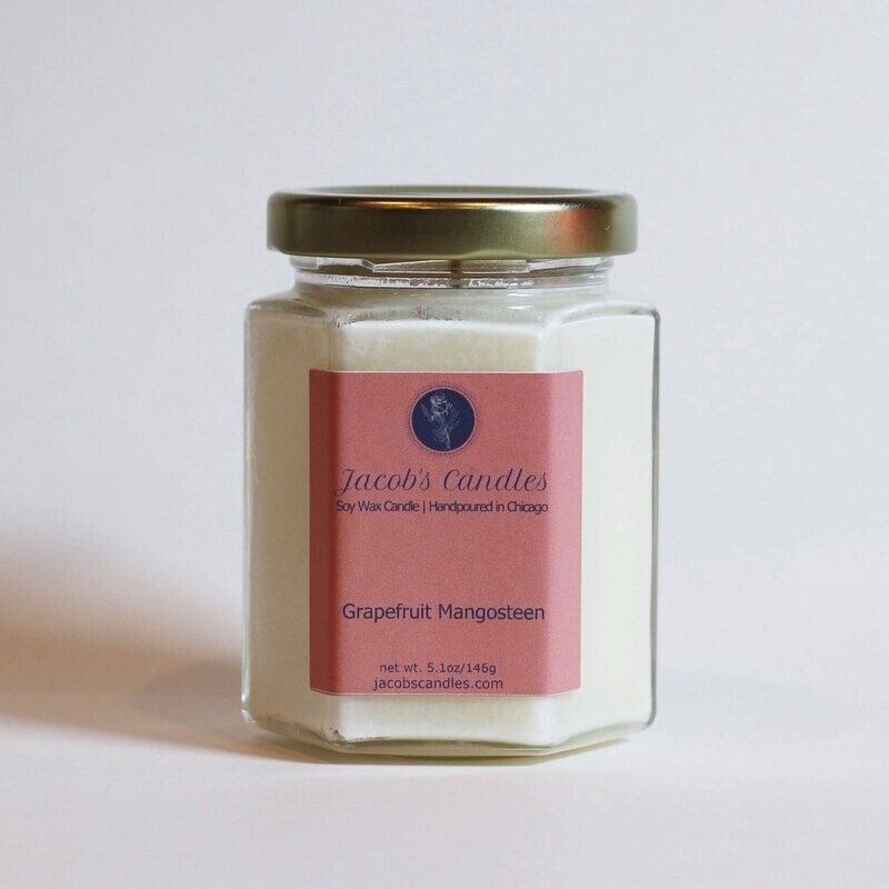 Grapefruit Mangosteen | Handpoured Soy Wax Candle