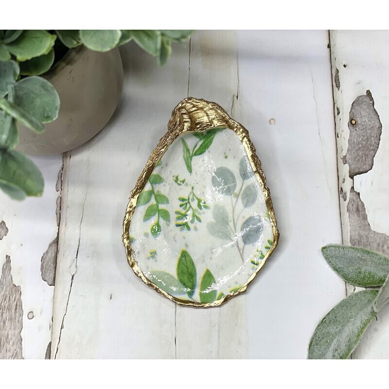 Eucalyptus Oyster Trinket Dish
