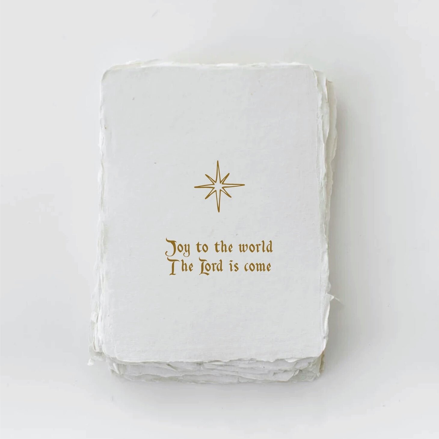 "Joy to the World" Christmas Holiday Greeting Card