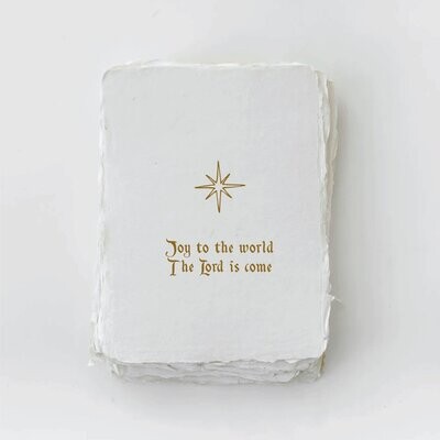 "Joy to the World" Christmas Holiday Greeting Card