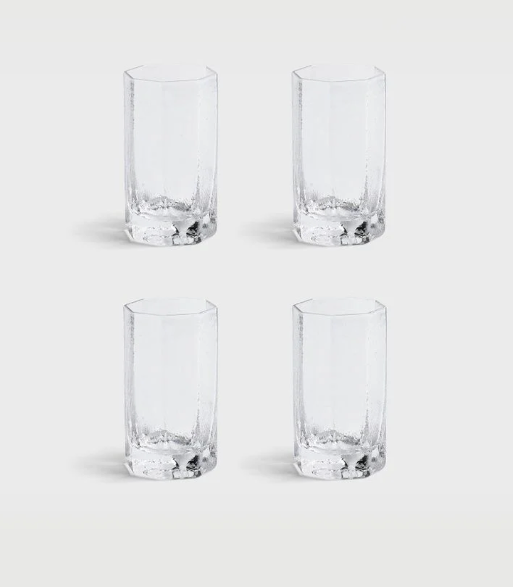 &Klevering
Glass octagon set of 4