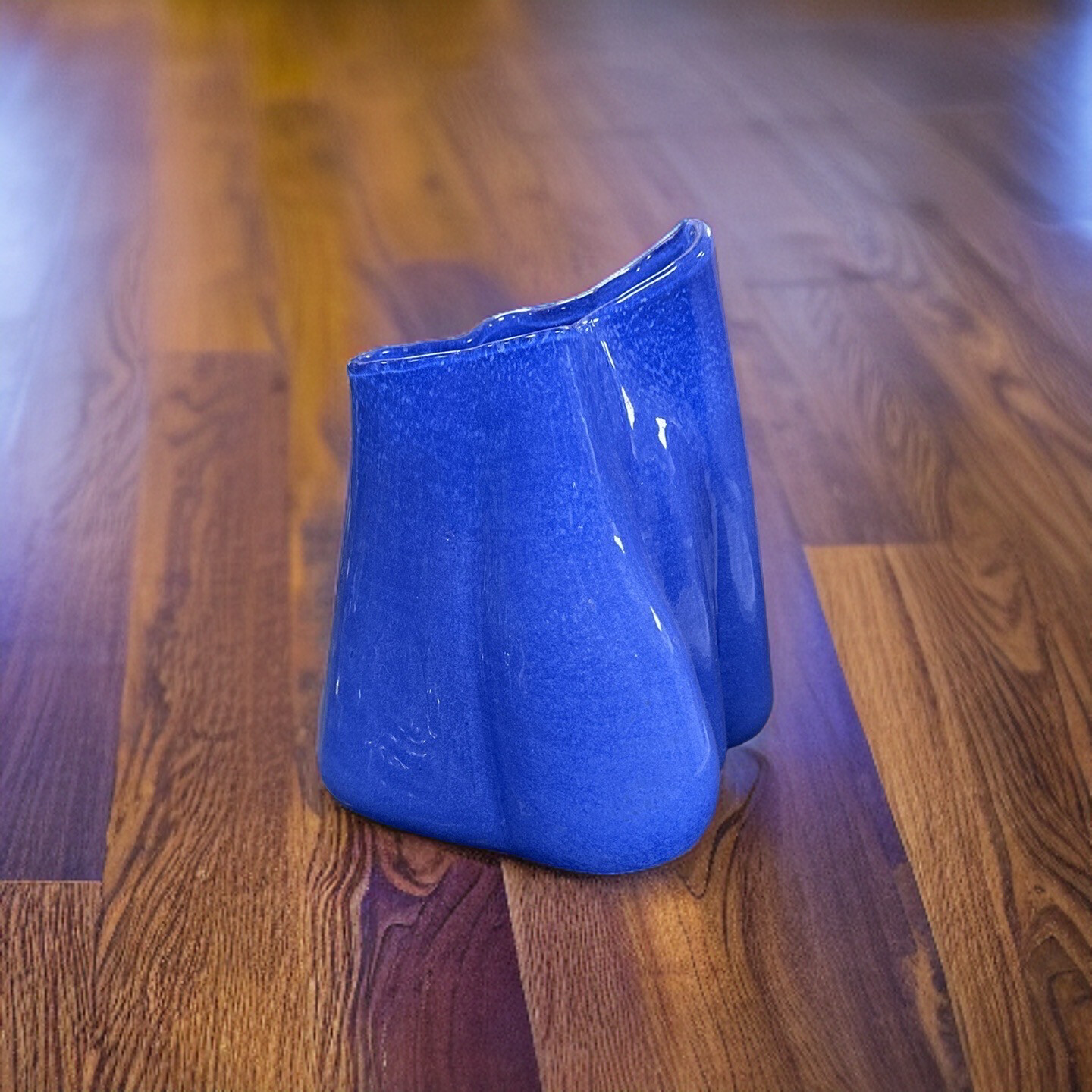 Blauwe vasze