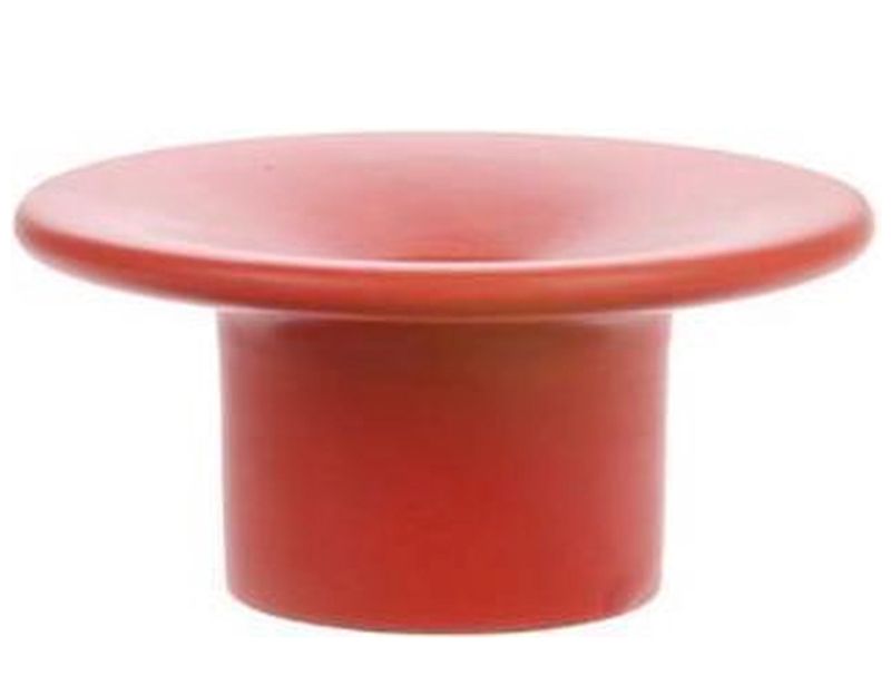 HKliving - Kaarsenstandaard - mat rood