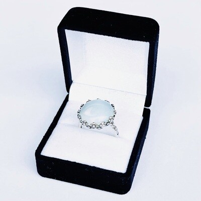 Silverring med opalit