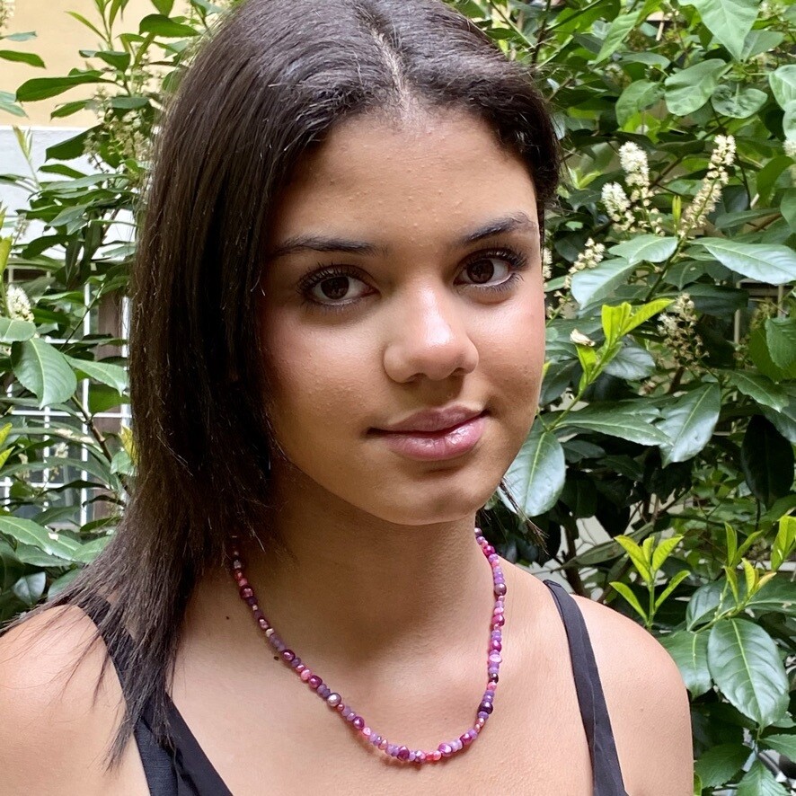 Rosa halsband