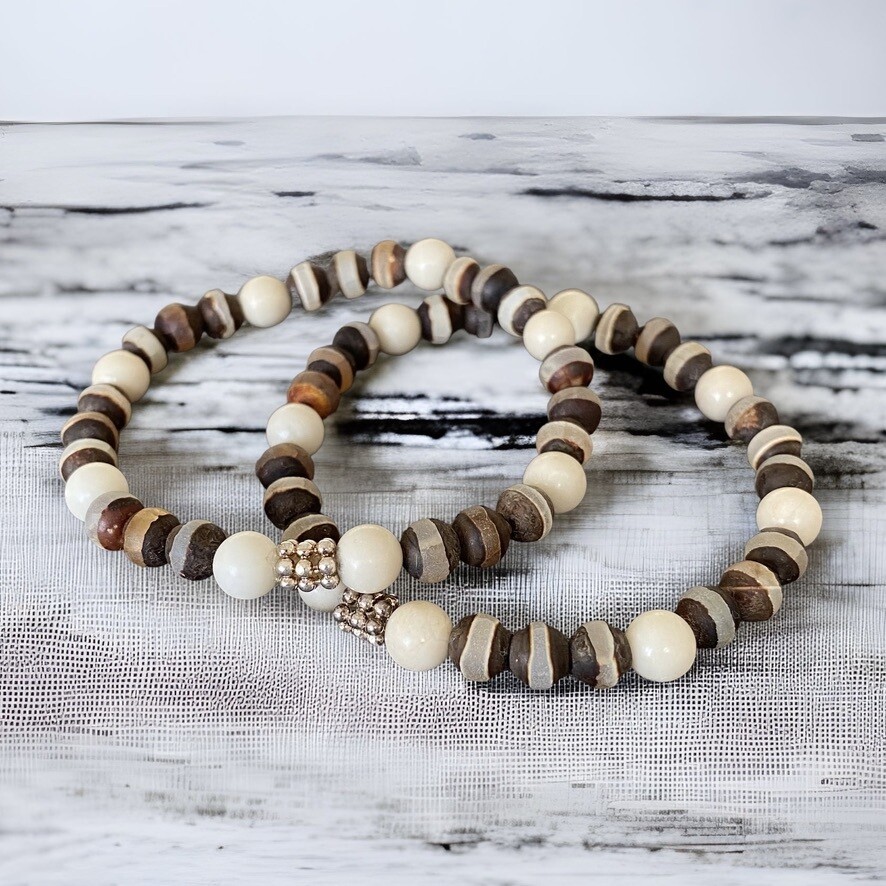 DUO-armband Boho