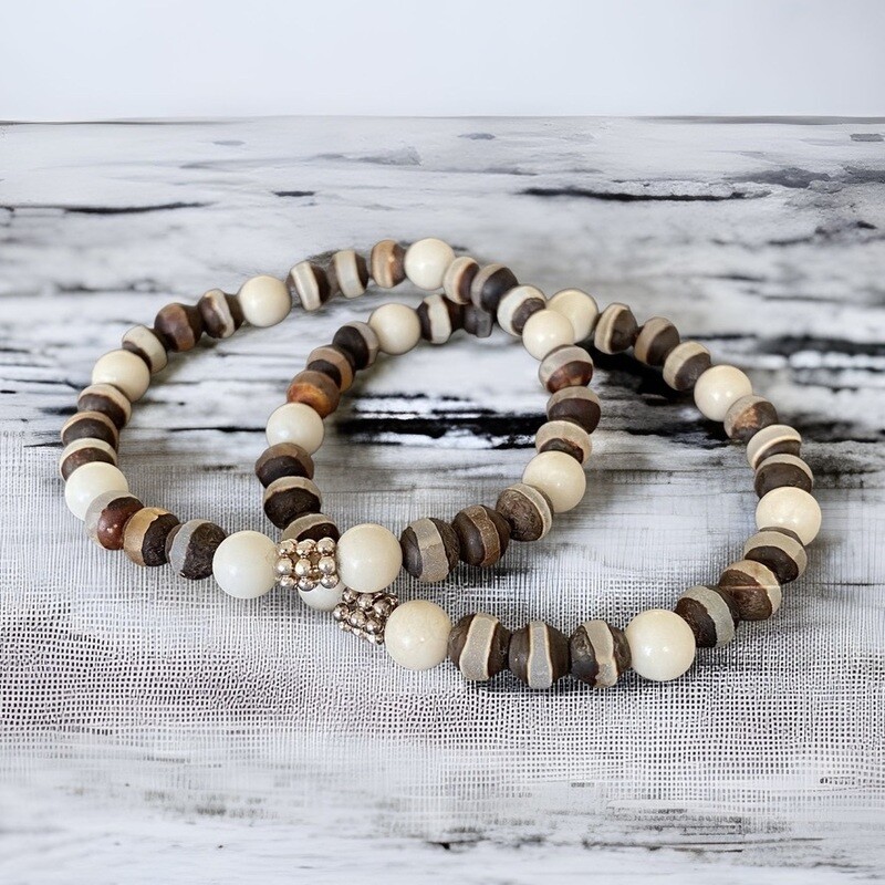 DUO-armband Boho