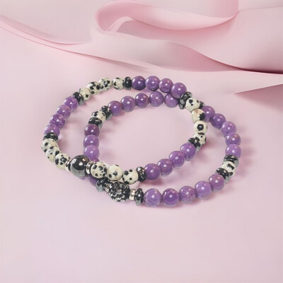 DUO-armband dalmatiner