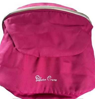 Silver Cross Wayfarer Pioneer Hood in Raspberry Pink