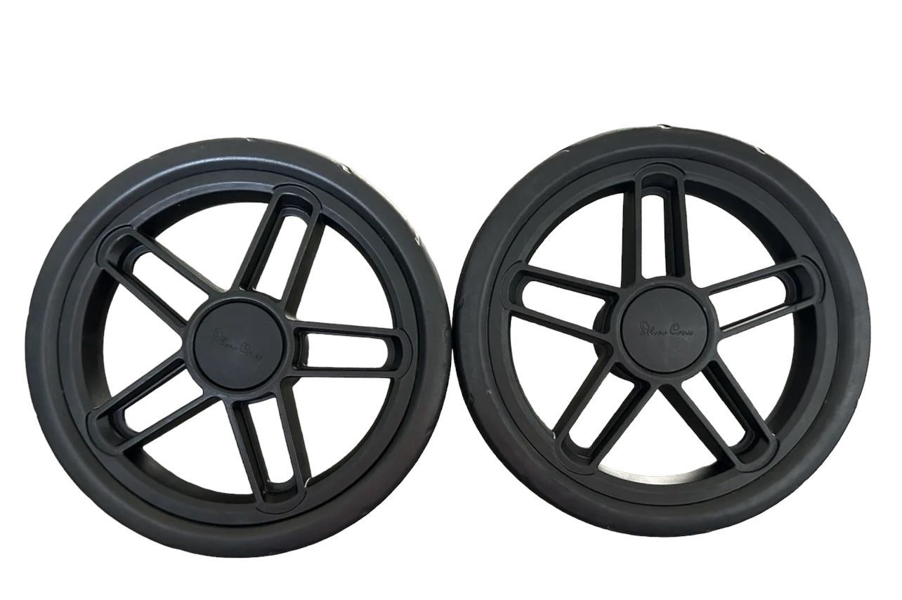 Silver Cross Coast Rear Wheels X2 In Black