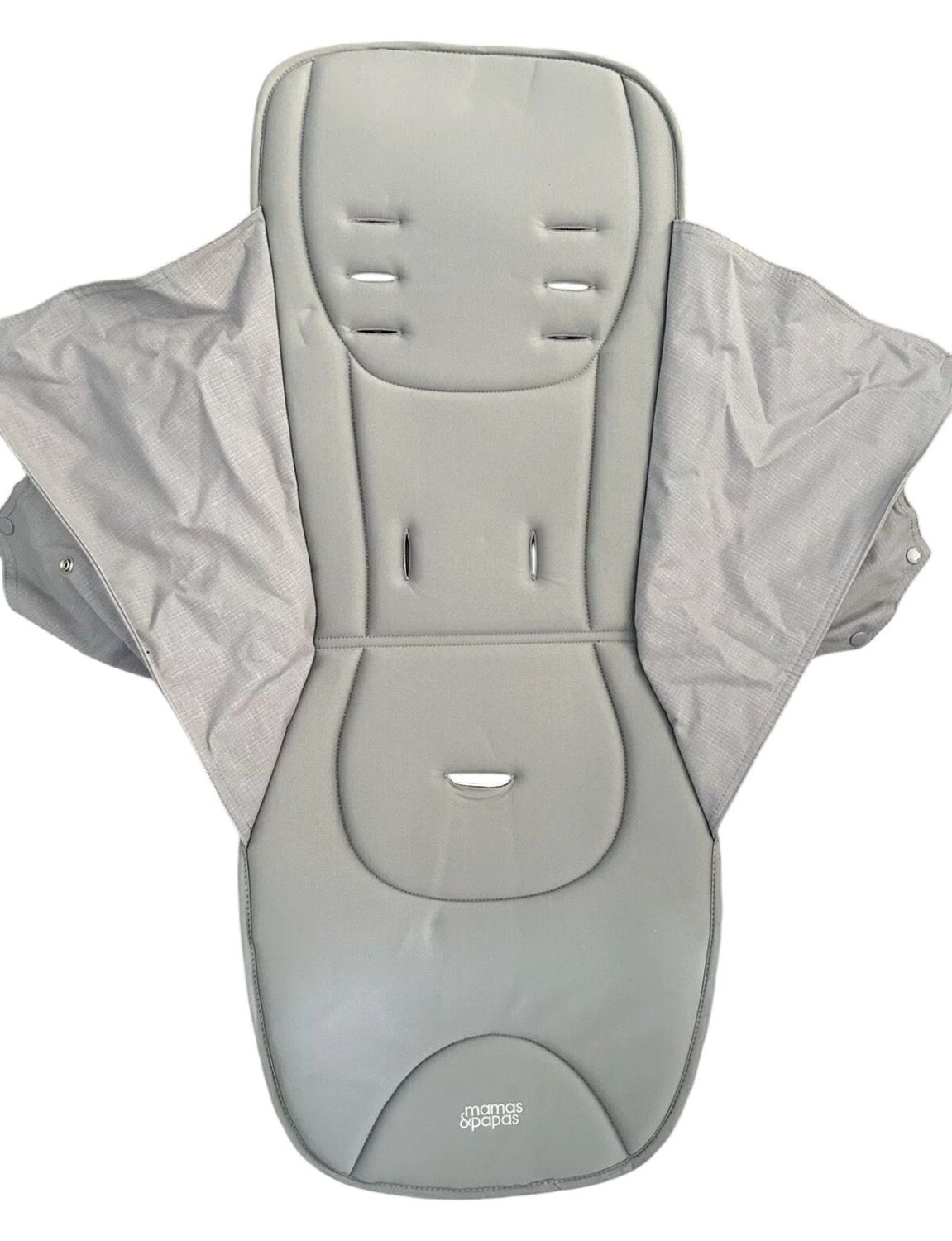 Mamas & Papas Armadillo Seat Fabric Steel Grey NEW