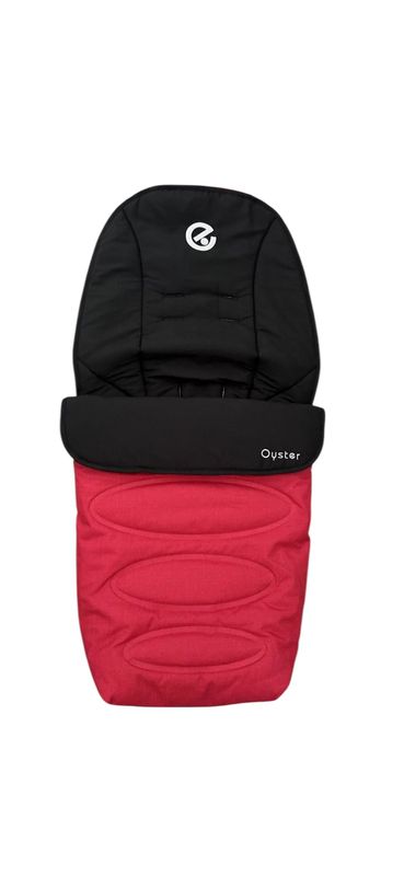 PRELOVED BabyStyrle Oyster Footmuff in Red