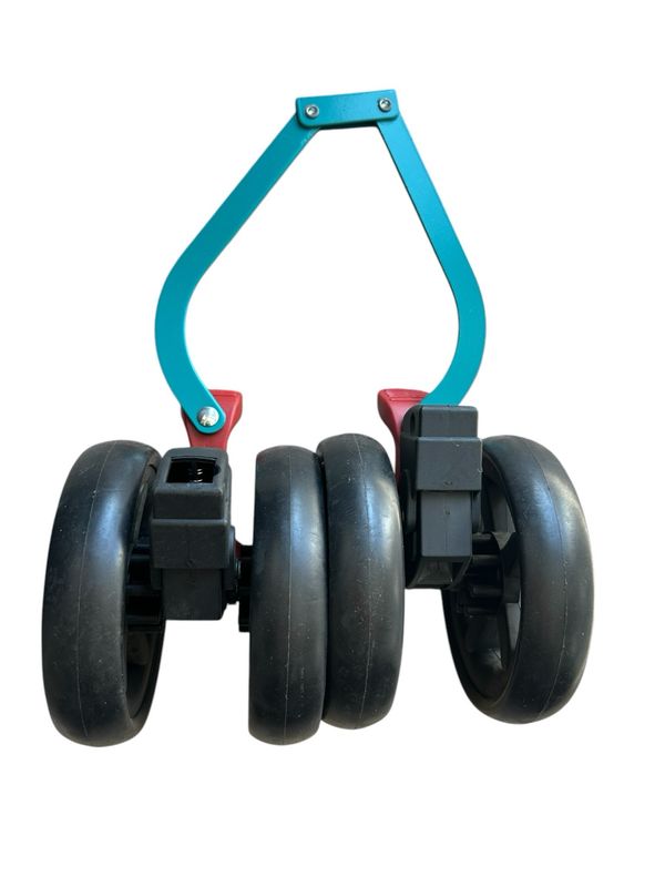 Mothercare Nanu Rear Wheels & Brake Bar Brand New Blue