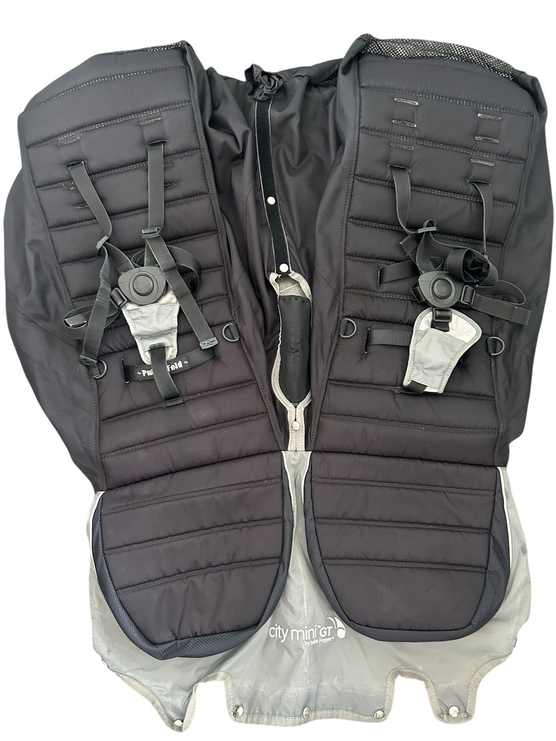 Baby Jogger City Mini GT Double Seat Fabrics & Harness Grey Baby Jogger City Mini GT Double Seat Fabrics & Harness Grey