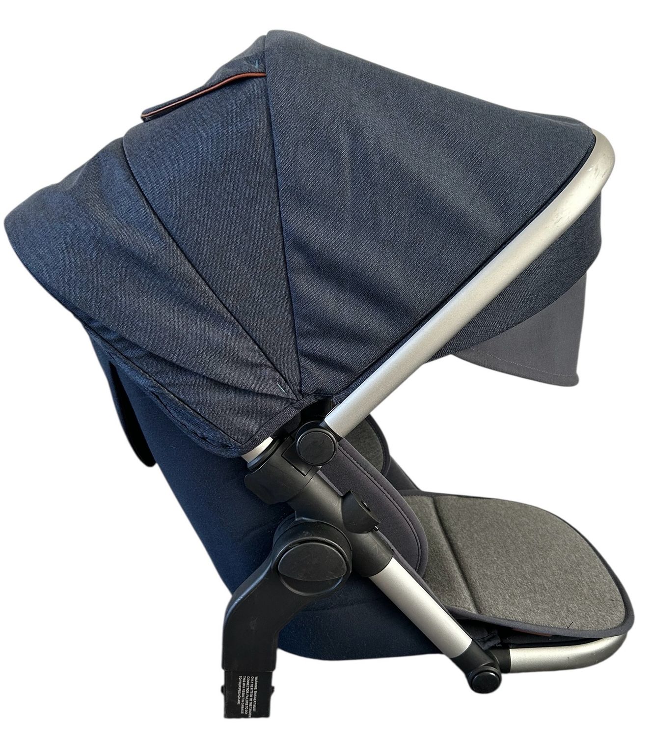 Silver Cross Wave Lower Tandem Seat Unit With Hood And Seat Liner Blue Silver Cross Wave Lower Tandem Seat Unit With Hood And Seat Liner Blue